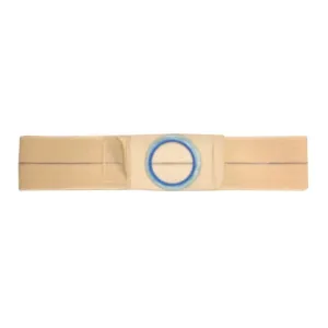Nu-Hope Support Belt, Original Flat Panel, 2-3/8" Center Stoma, 4" Wide, 2XL (47" to 52" Waist), Beige