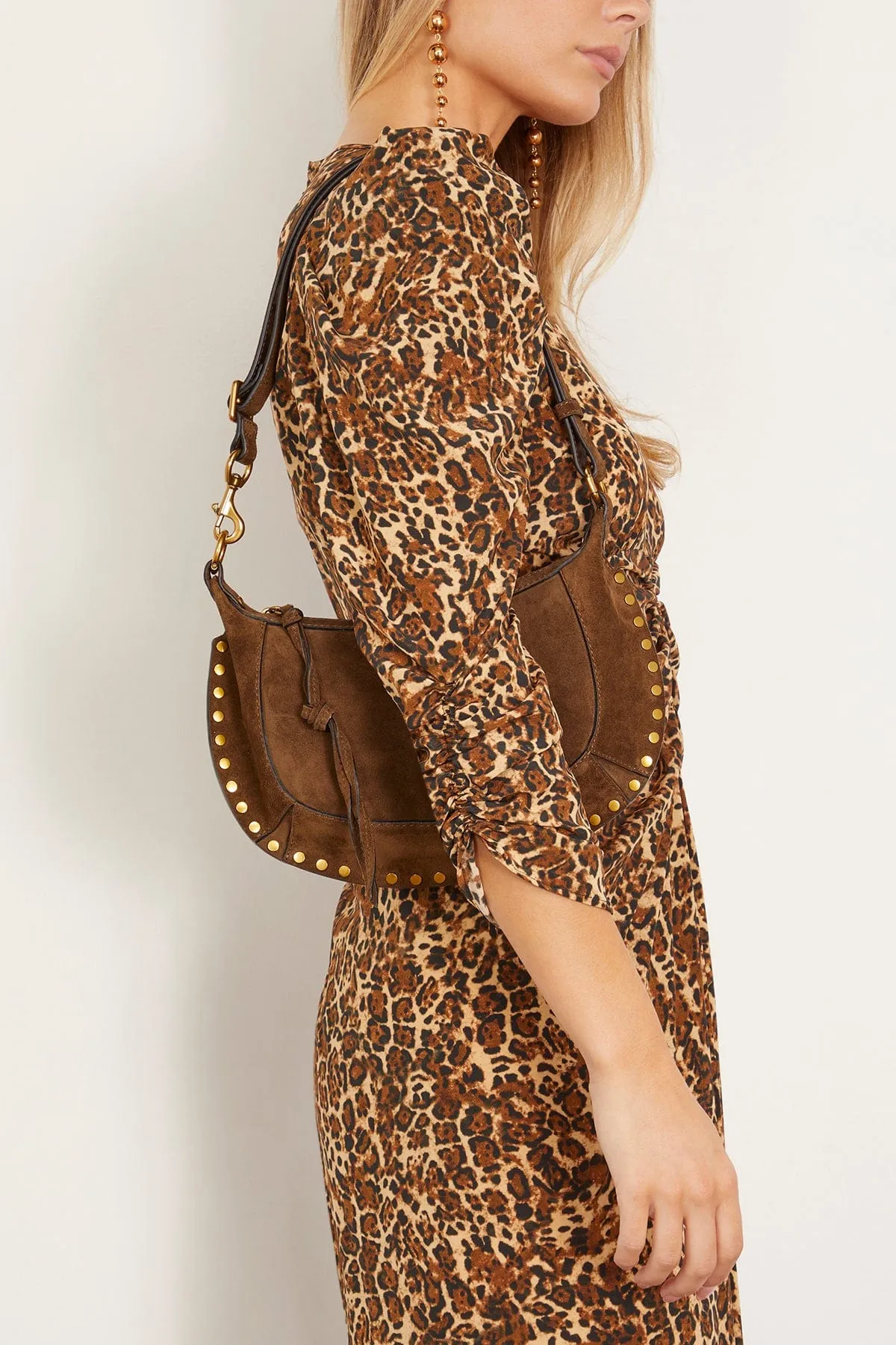 Oskan Moon Shoulder Bag in Bronze