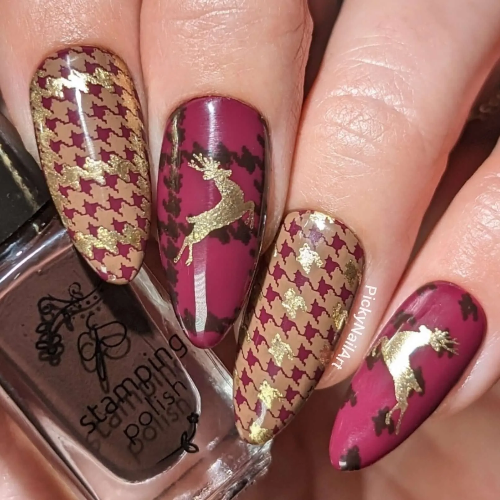 Patterned Winter (CjS-324) Steel Nail Art Layered Stamping Plate
