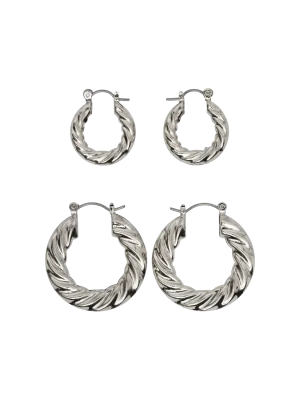 PCMIFFI Earrings - Silver Colour