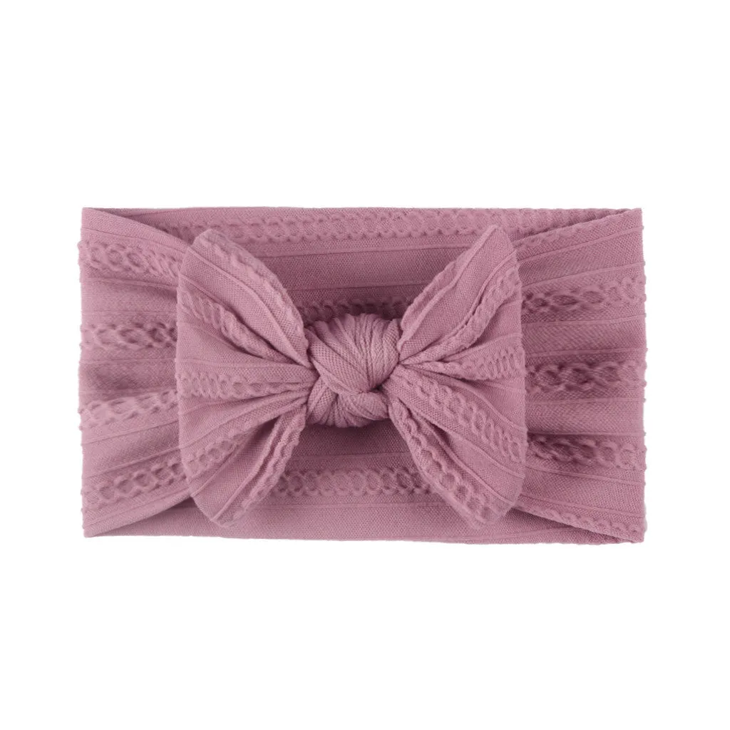 Soft Big Baby Bow Turban