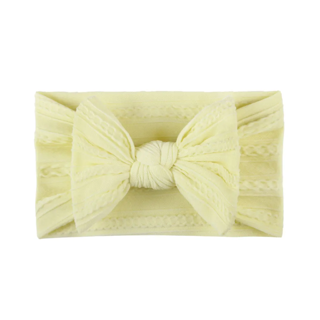 Soft Big Baby Bow Turban