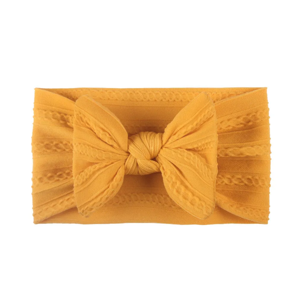 Soft Big Baby Bow Turban