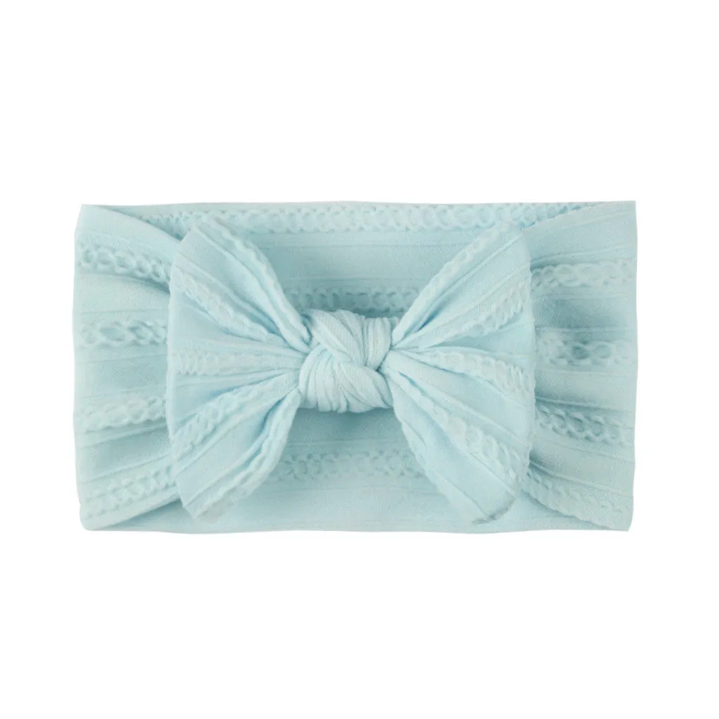 Soft Big Baby Bow Turban