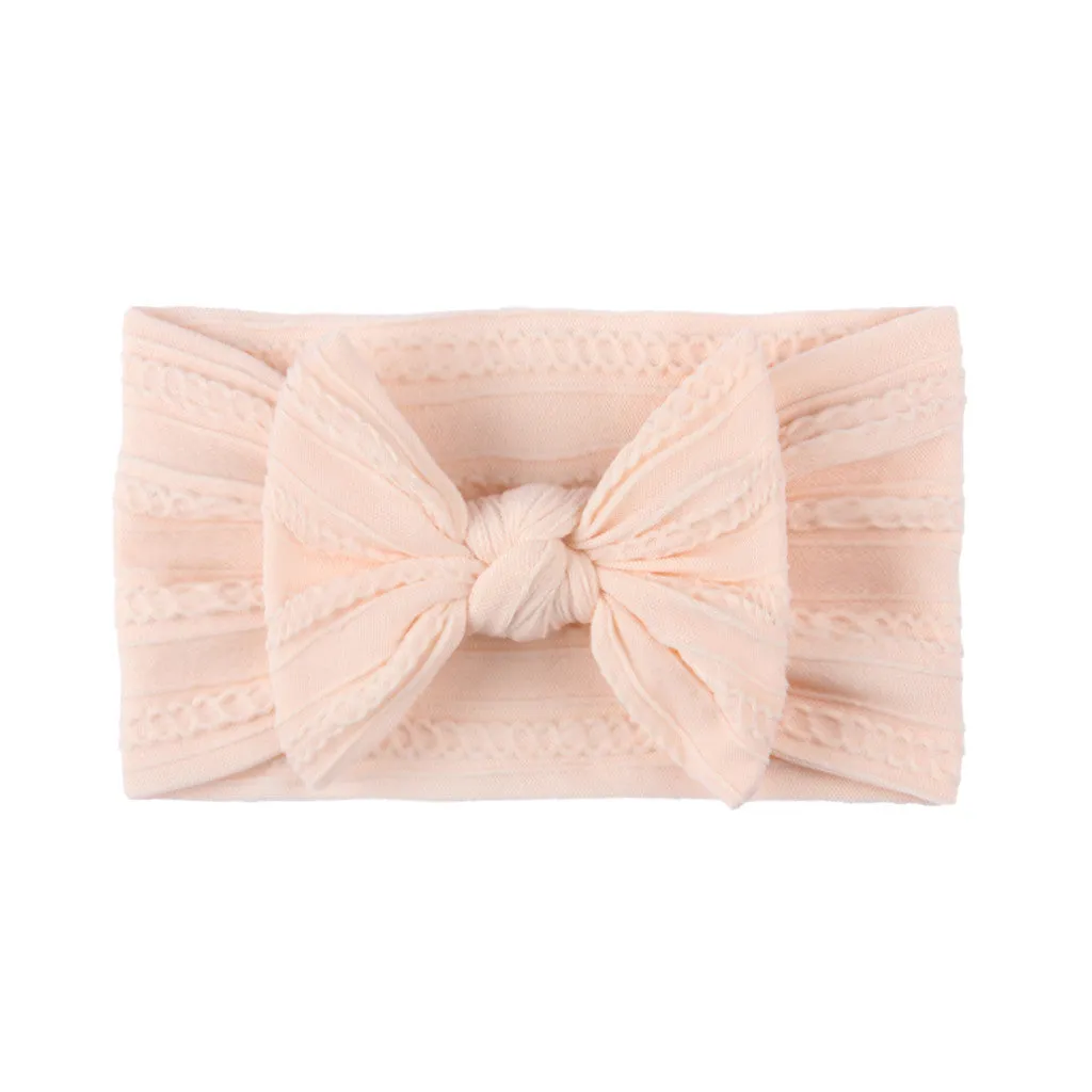Soft Big Baby Bow Turban