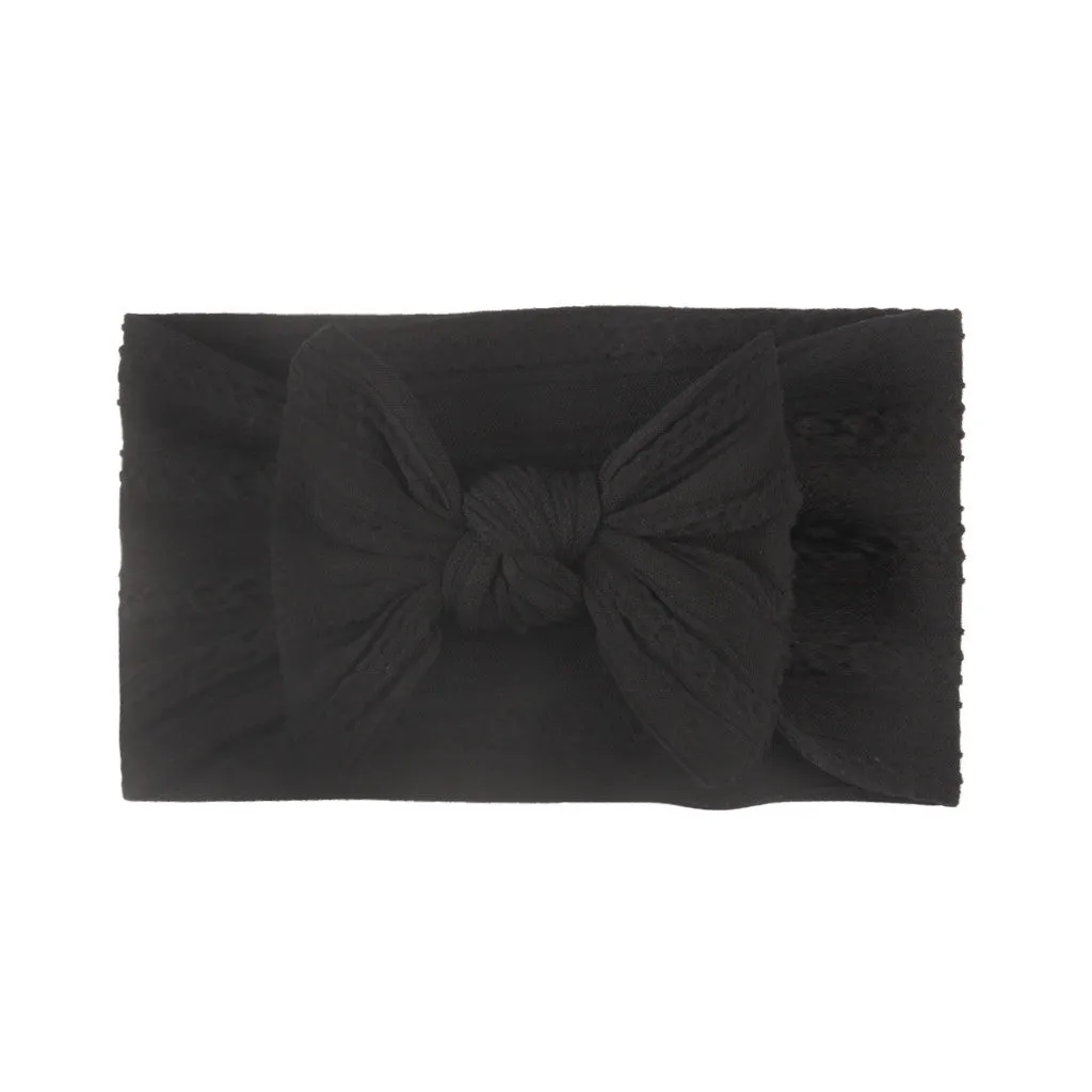 Soft Big Baby Bow Turban