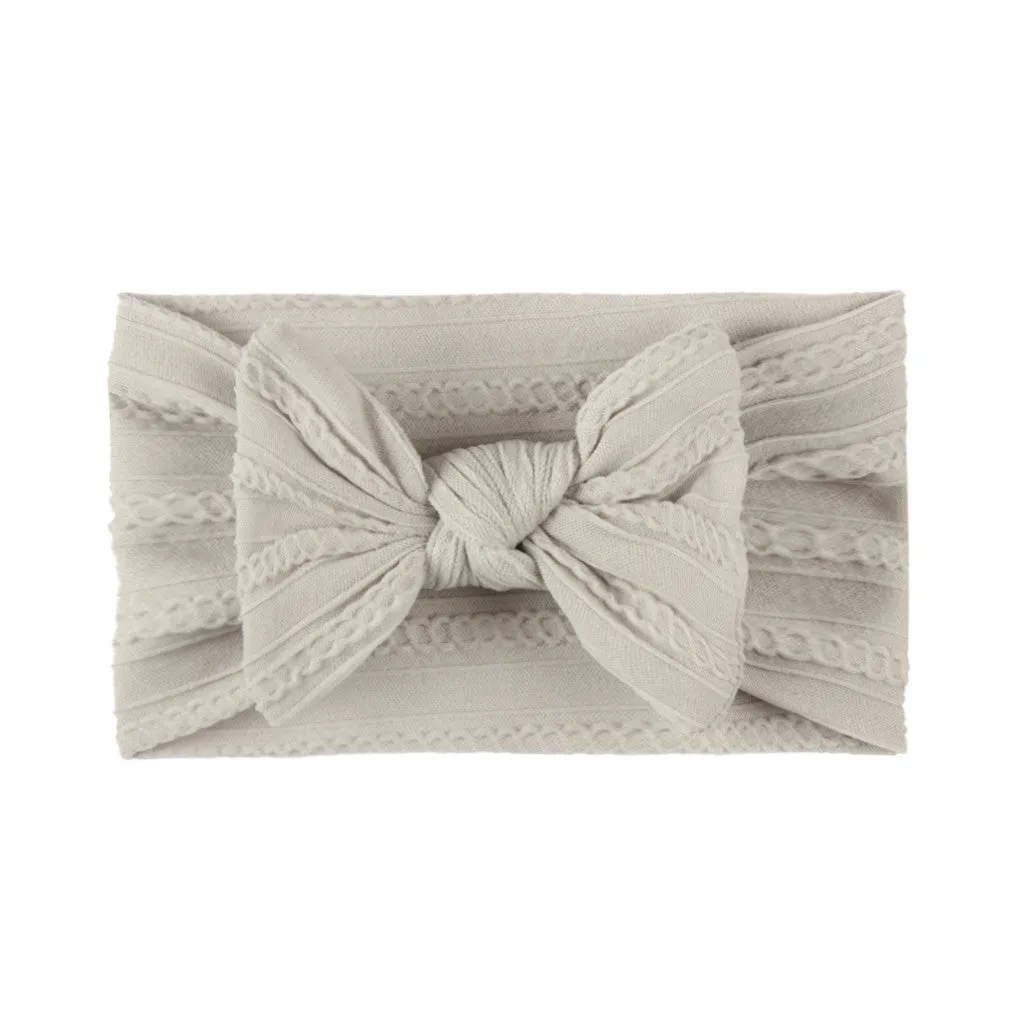 Soft Big Baby Bow Turban