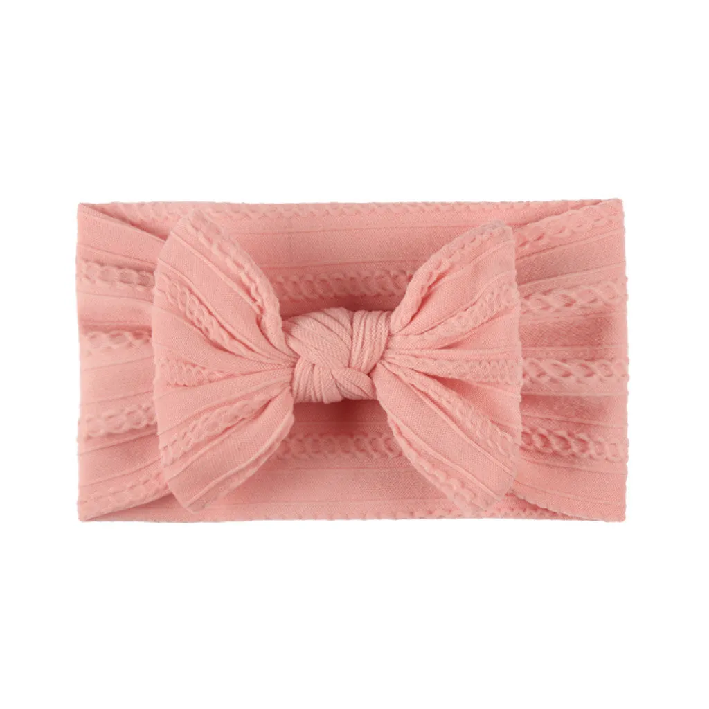 Soft Big Baby Bow Turban