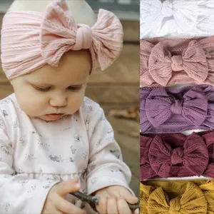 Soft Big Baby Bow Turban