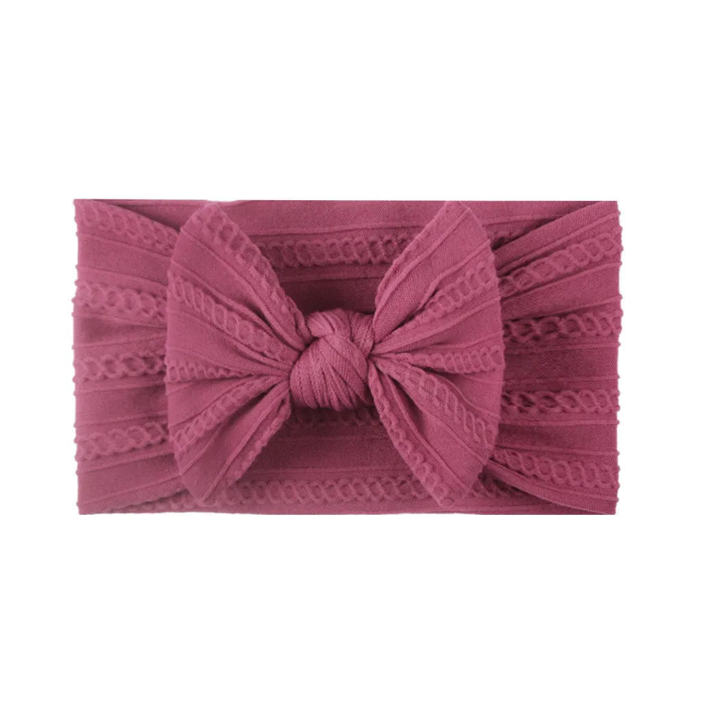 Soft Big Baby Bow Turban