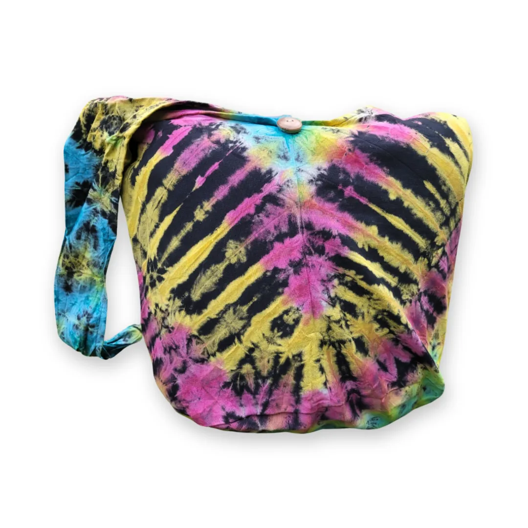 Tie Dye Bags Hobo Crossbody Sling Shoulder bag cotton Messenger Bags Tote Festival
