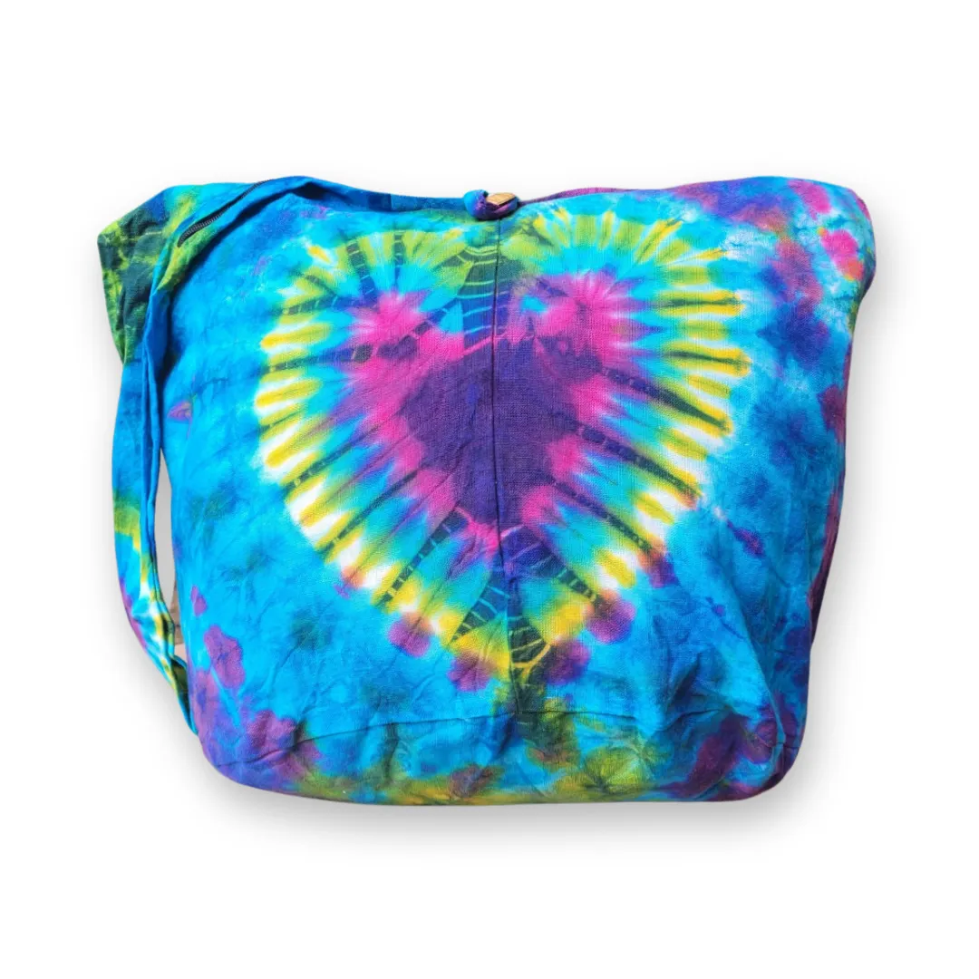 Tie Dye Bags Hobo Crossbody Sling Shoulder bag cotton Messenger Bags Tote Festival