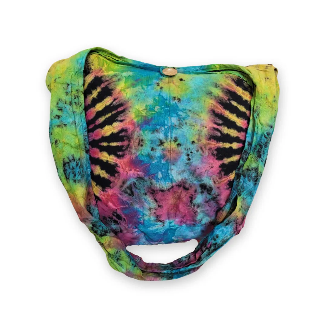 Tie Dye Bags Hobo Crossbody Sling Shoulder bag cotton Messenger Bags Tote Festival