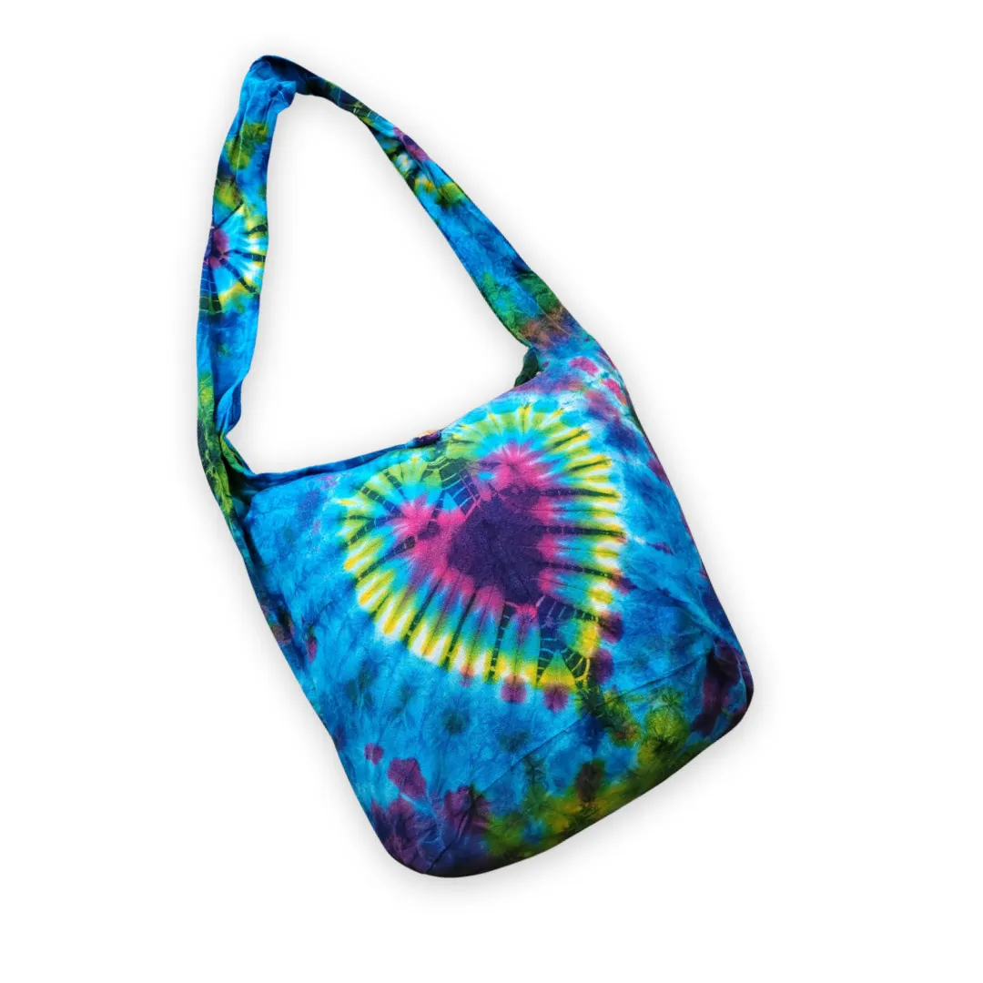 Tie Dye Bags Hobo Crossbody Sling Shoulder bag cotton Messenger Bags Tote Festival