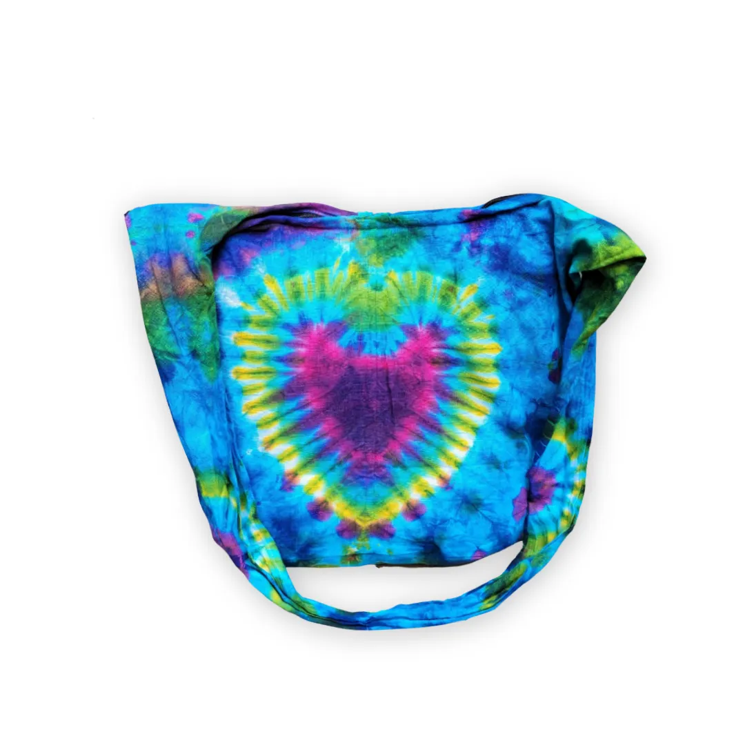 Tie Dye Bags Hobo Crossbody Sling Shoulder bag cotton Messenger Bags Tote Festival