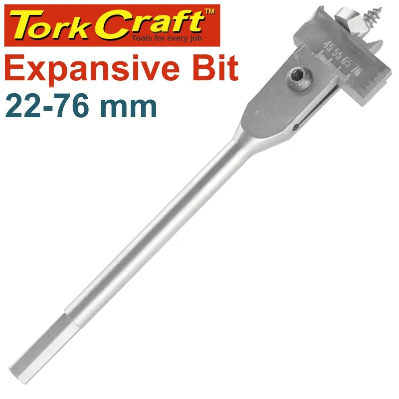 TORK CRAFT EXPANSIVE BIT 22-76MM FOR WOOD TC312004