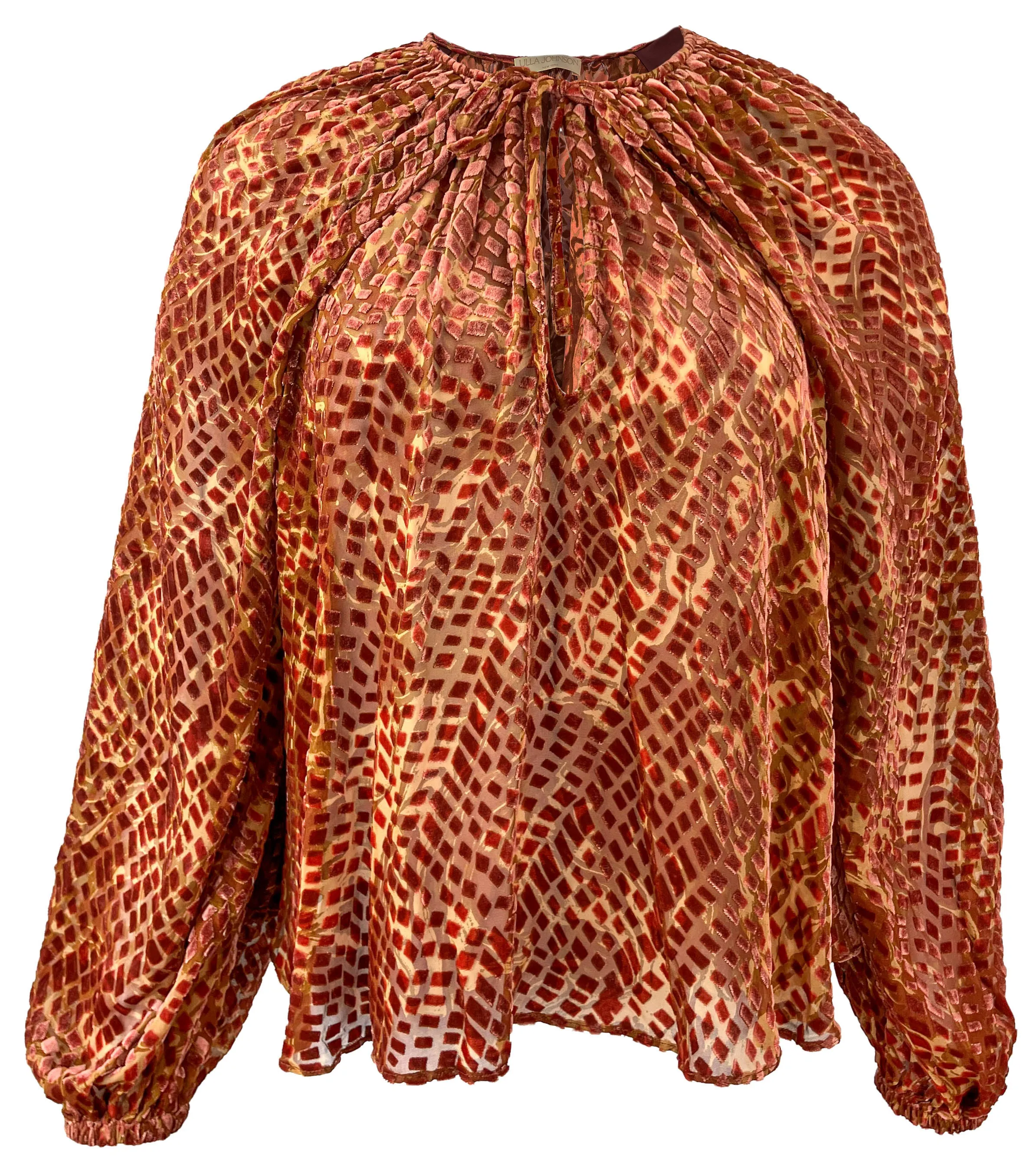 Ulla Johnson Pauline Blouse in Sienna