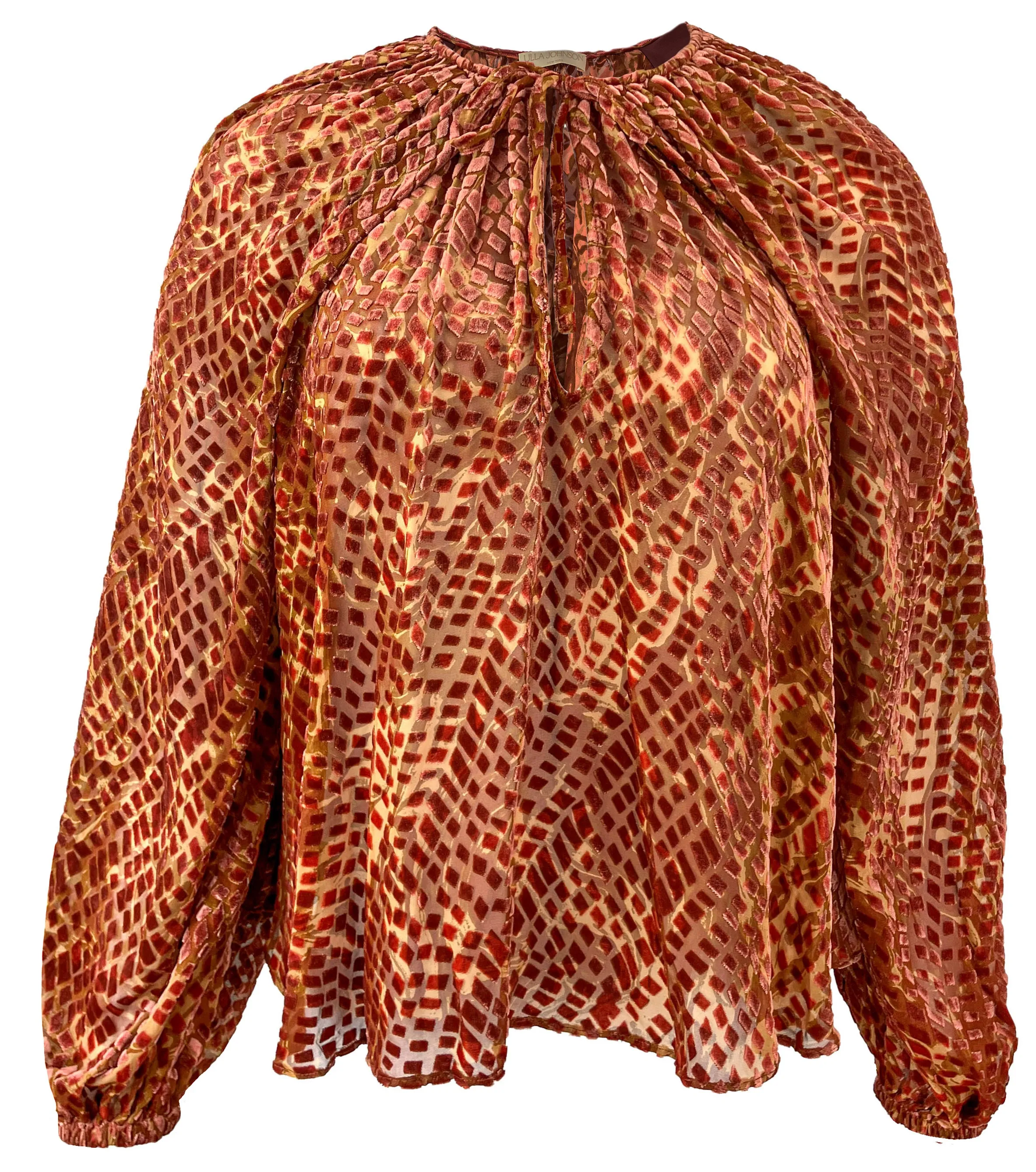 Ulla Johnson Pauline Blouse in Sienna