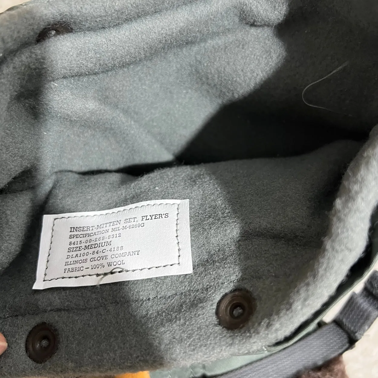 U.S. Air Force Mittens Arctic Extreme Cold Weather Flyer's Gloves